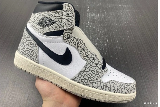 Rep EP Retro Jordan 1 White High DZ5485-052 DZ5485-052 Cement OG 0502